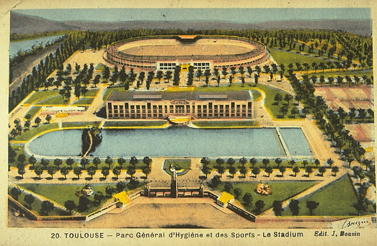 Parc Municipal d'Hygiène et des Sports, arch. Jean Montariol, 1931-34