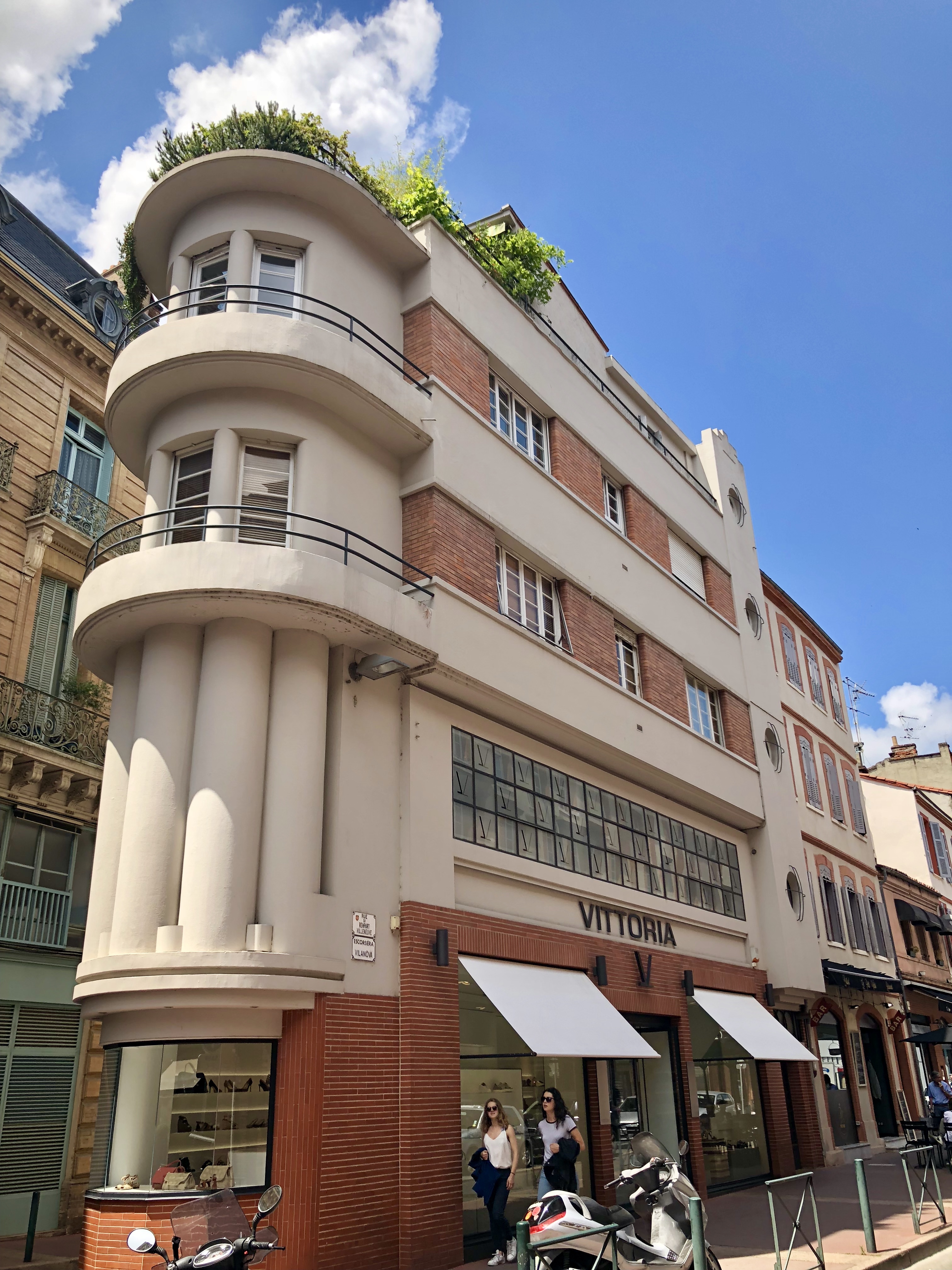 Immeuble Benjamin, rue du Rempart Villeneuve, arch. M. Munvez, 1939