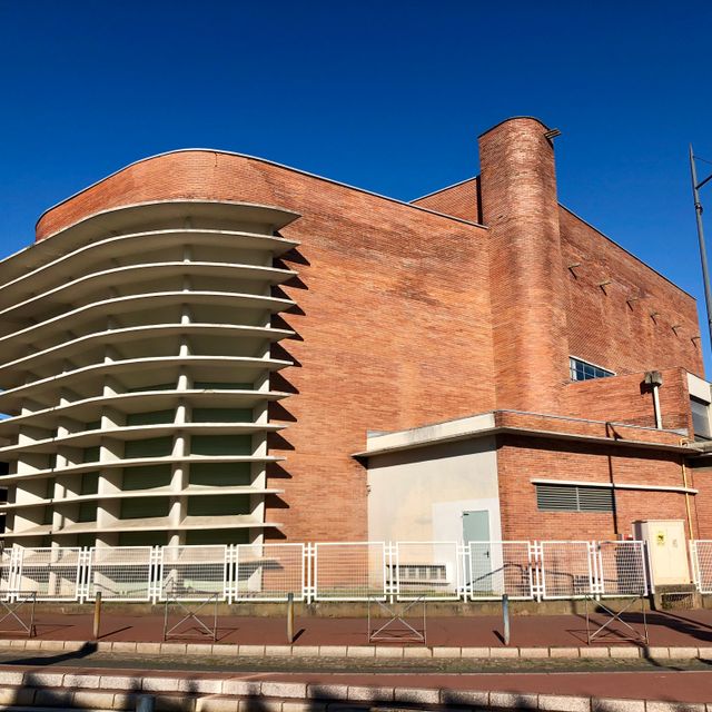 La soufflerie de Banlève, île du Ramier, arch. R; Krieger, 1937